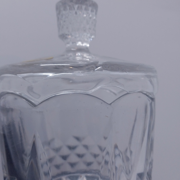 VTG 24% GENUINE CRYSTAL JAM JAR VASE CORDIAL GLASS - Picture 9 of 10